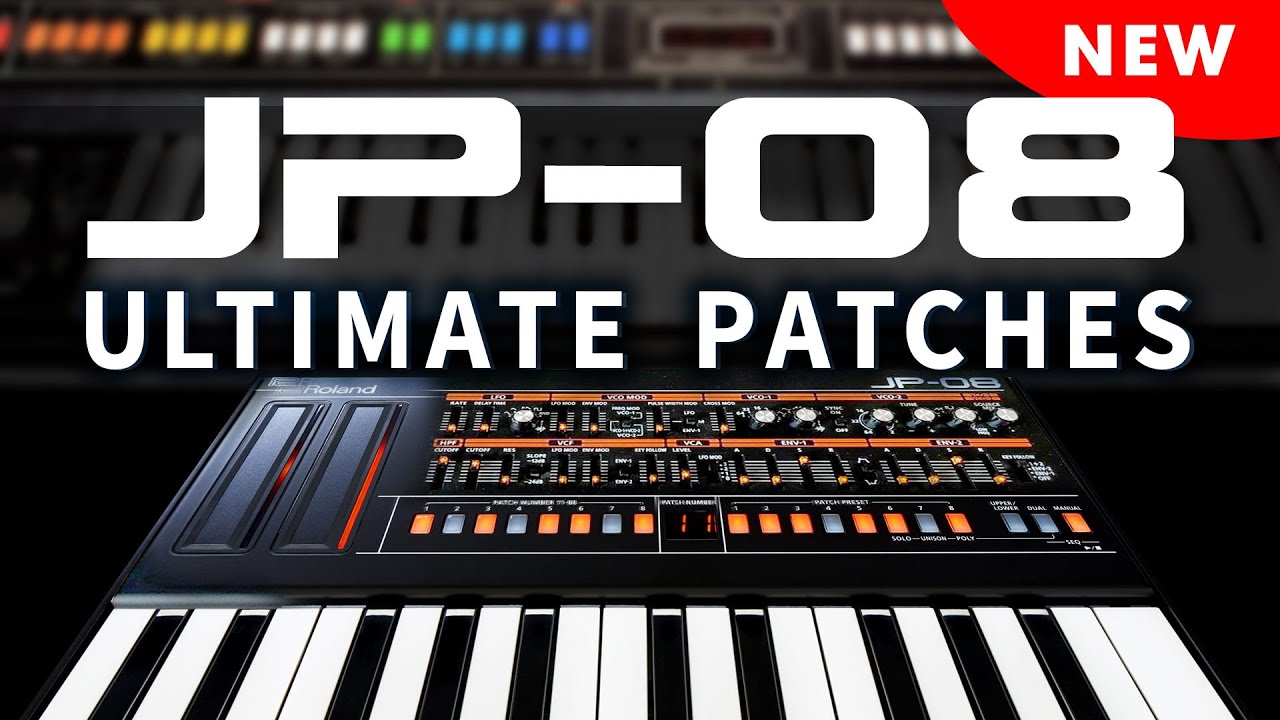 ROLAND JP-08 | ULTIMATE PATCHES | The 333 NEW Next-Level Jupiter-8 Synth  Sounds / Presets | Vol 1