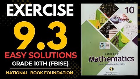 Class 10 Maths | Chapter 9 Chords & Arcs | Exercise 9.3 Easy Solutions | Kanwal Fayyaz