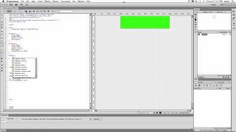 Dreamweaver Tutorial on how to start a Website with Div