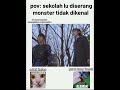 POV : sekolah lu di serang monster tidak dikenal
