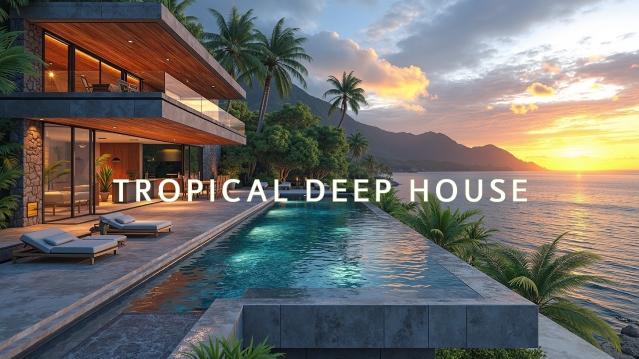 Tropical Deep House | Summer Sunset Beach Vibes - Chillout Tropical House 2026 Luxury Mix