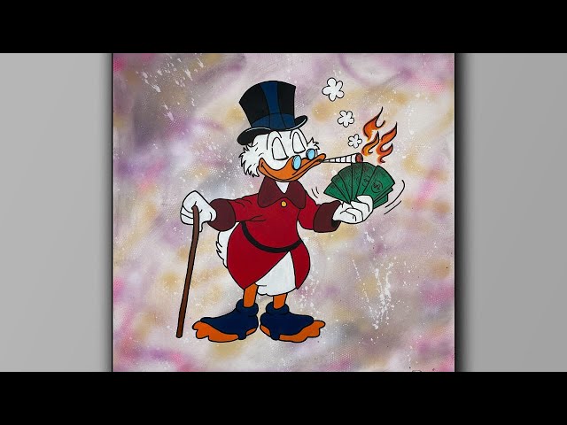 Lv Scrooge - Sculpture Pop‑Art Picsou × , Sculpture by Frédéric Font (Chroma