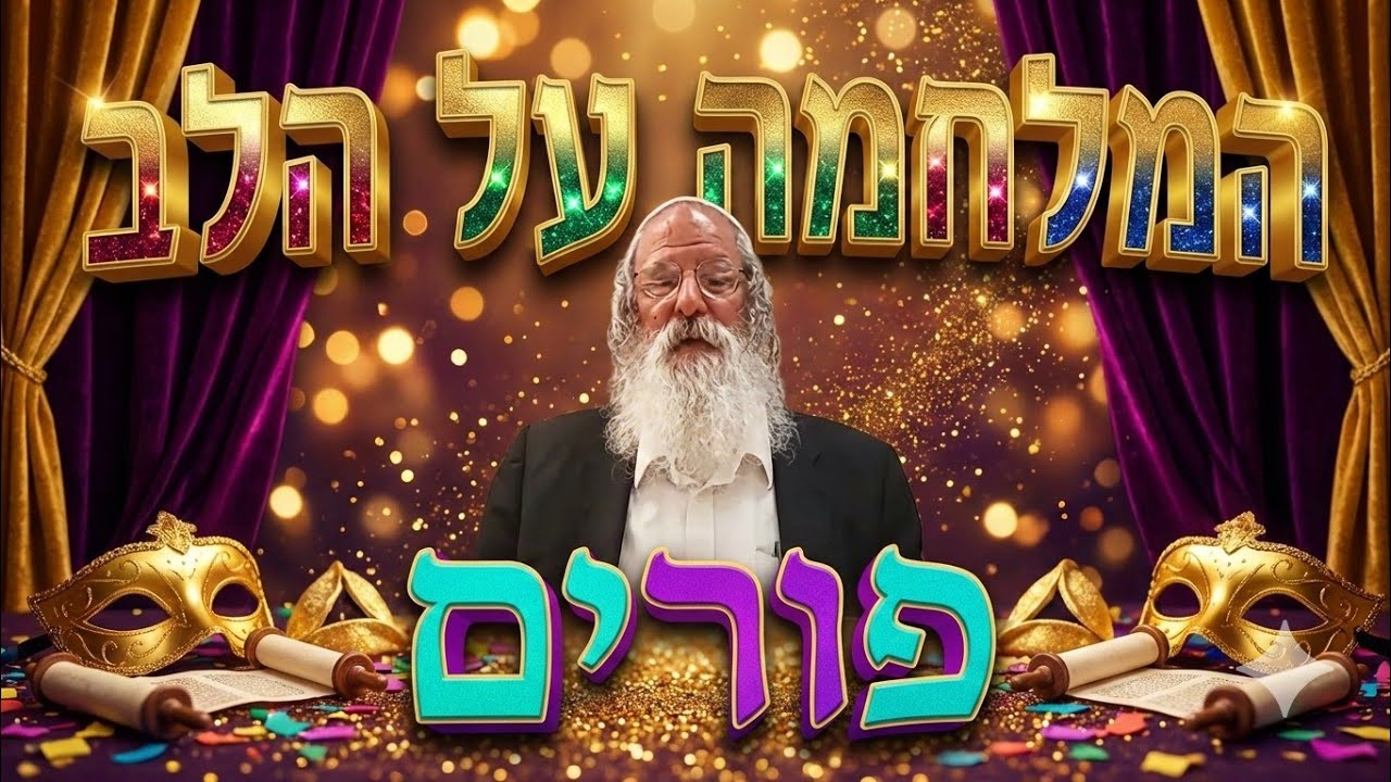 פורים: המלחמה של עמלק על הלב והמצפון של העולם  ❤️ | 23.02.26