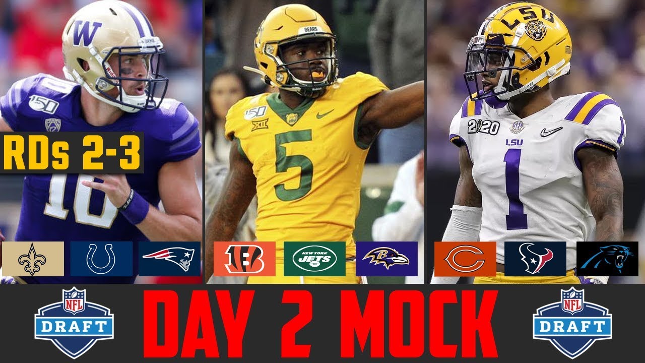 2020 NFL Mock Draft Rounds 2-3 | Day 2 NFL Mock Draft 2020 - YouTube