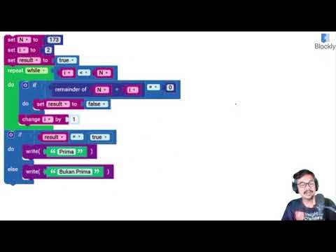 bilangan prima Scratch vs Blockly - YouTube