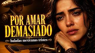 Baladas de Amor y Dolor ? Por Amar Demasiado | Música Mexicana Triste Para Llorar