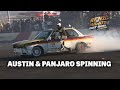 Austin & Panjaro spinning at Wheelz n Smoke