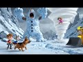Paw Patrol Snow Adventure ⛄  Chase and Marshall Battle the Yeti! | Paw Adventure TV
