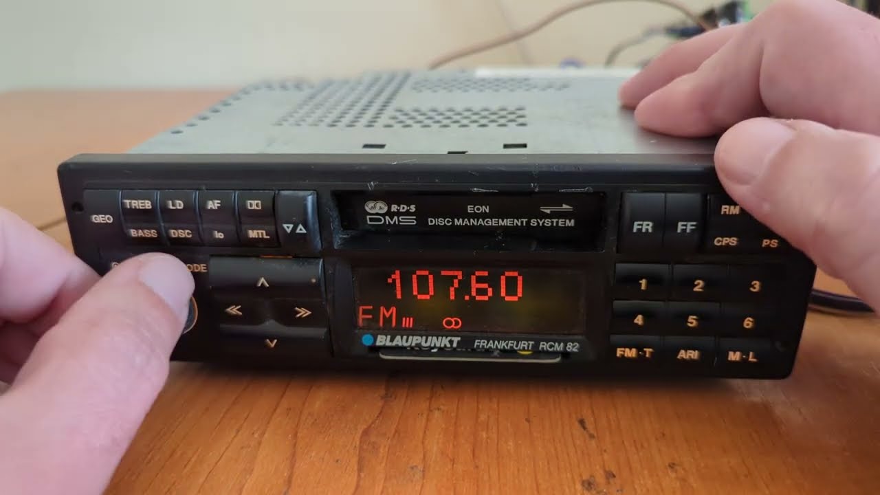 Blaupunkt Frankfurt RCM82 original car hifi 1993