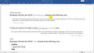 Bootstrap Text and Typography