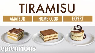 4 Levels of Tiramisu: Amateur to Food Scientist | Epicurious by Epicurious 692,410 views 2 months ago 16 minutes