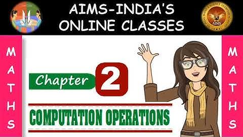 5TH | MATHS | COMPUTATION OPERATIONS | PART 01 | JUNIOR MATHS OLYMPIAD | AIMS-INDIA
