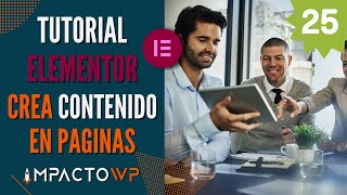 Tutorial Elementor Creando Página de Quienes Somos | Curso TIENDA VIRTUAL 2023 V.#25