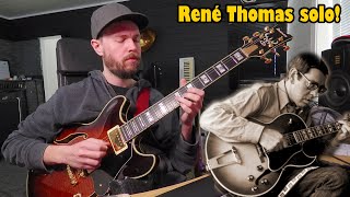 Rene Thomas "Guitaristic" solo transcription!