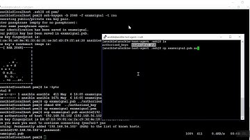 master-ansible connect multiple hosts using pem file