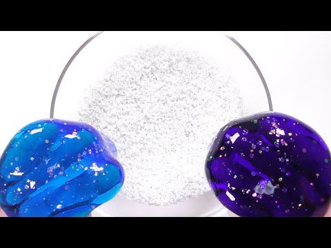 【ASMR】インテリアストーン入れすぎスライム【slime 音フェチ】