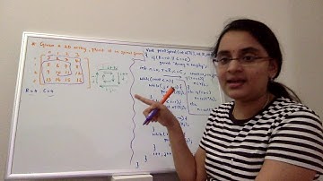 Print 2d array in spiral form