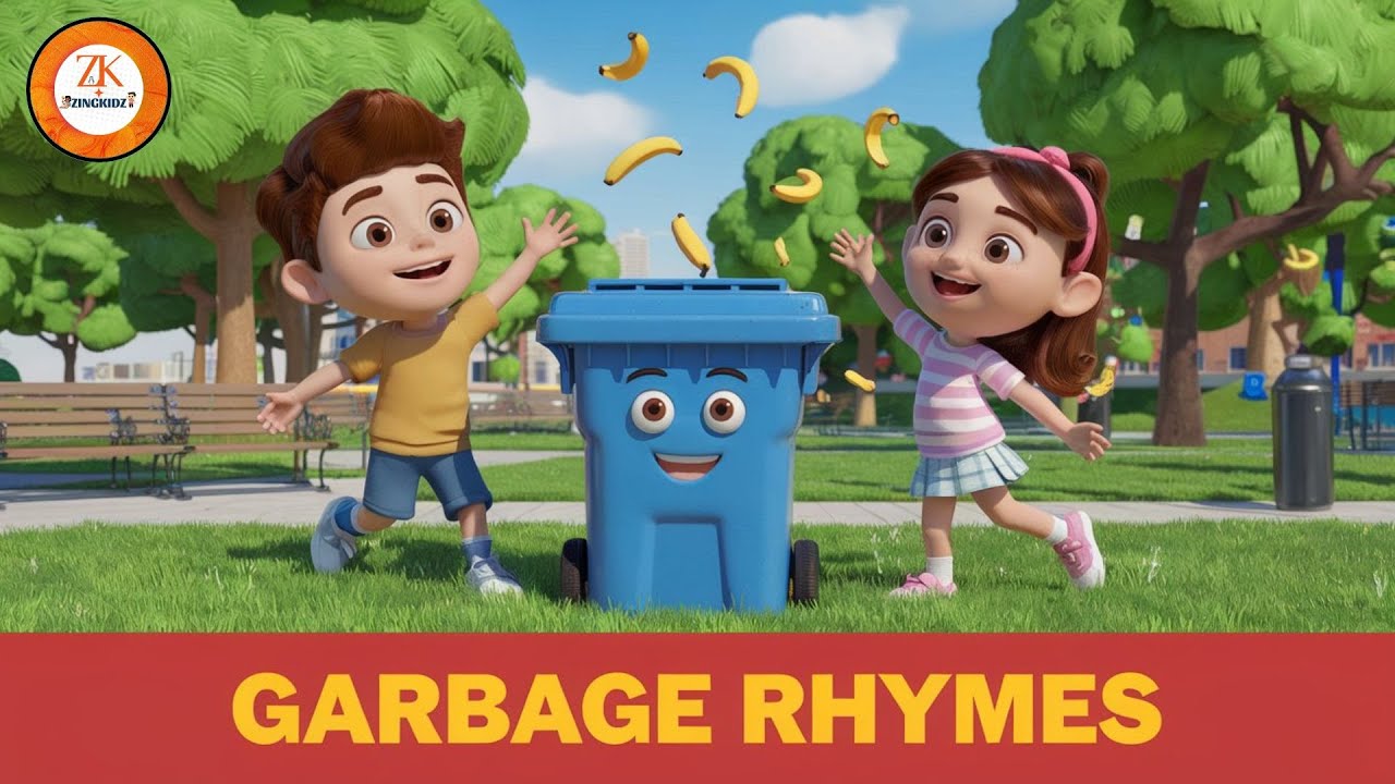 Garbage Rhymes || Nursery Rhymes & Kids Rhymes || Baby Songs ...