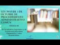 Ley 39/15 - Título VI - Artículos 128 a 133.