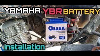 Yamaha YBR Battery Replacement with OSAKA Maintenance free