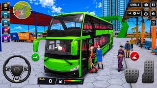 Offroad Bus Simulator 2026 - Guida estrema di autobus su percorsi montani - Gameplay Android screenshot 5