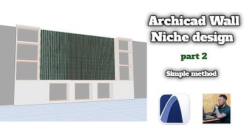 Archicad Wall Niche design