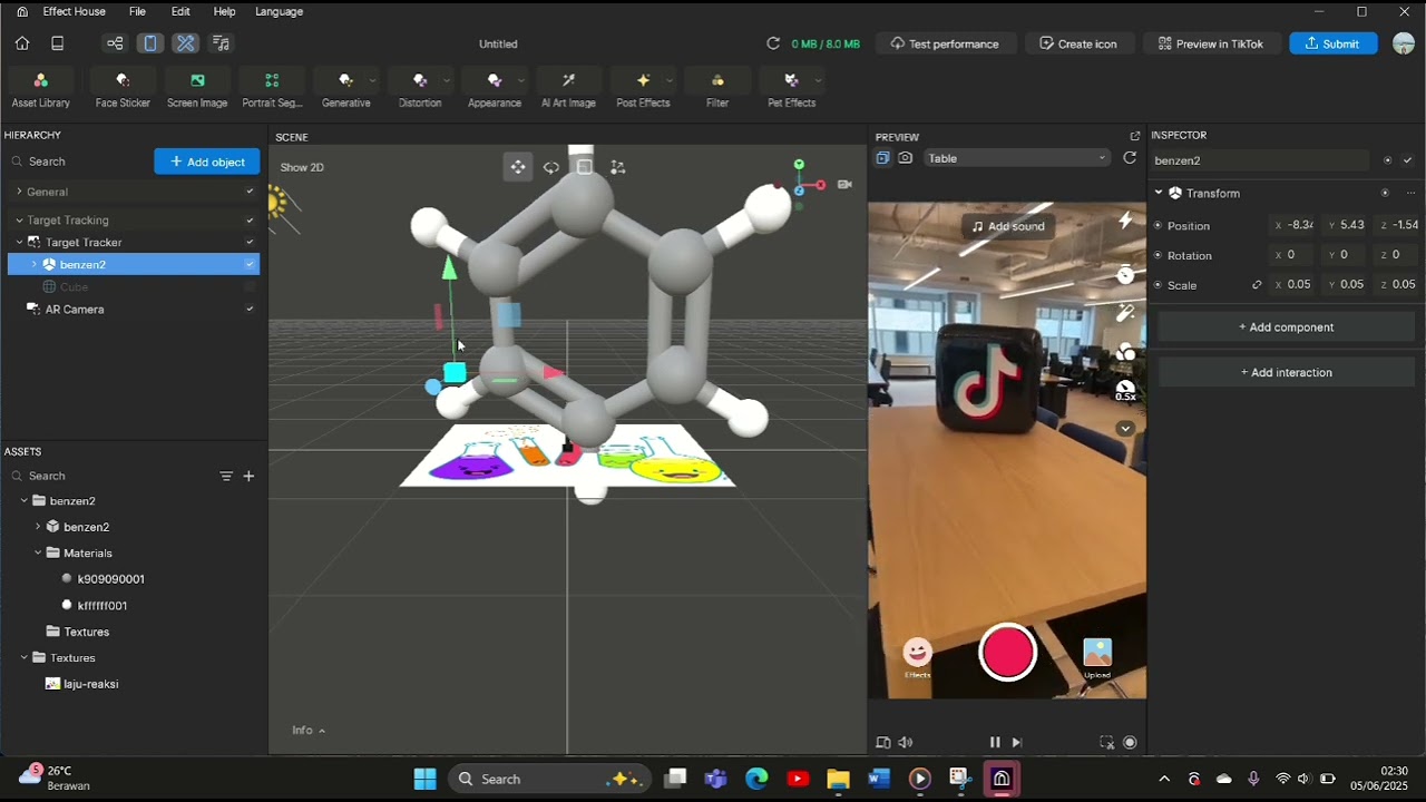 Tutorial Ar Target Tracker Effect House