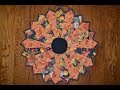 QUILT AS YOU GO ~ Dresden Plate Table Topper