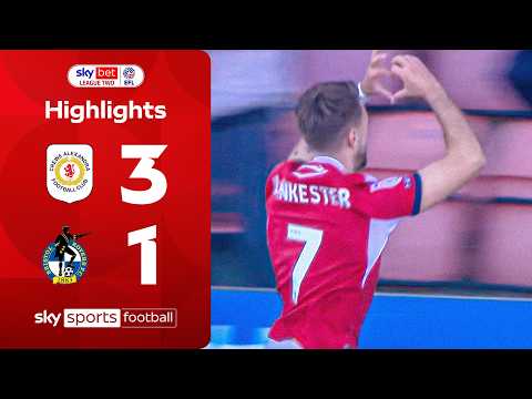 Kamwa scores consolation from inside own half ! 😱 | Crewe 3\u002D1 Bristol Rovers | EFL Highlights