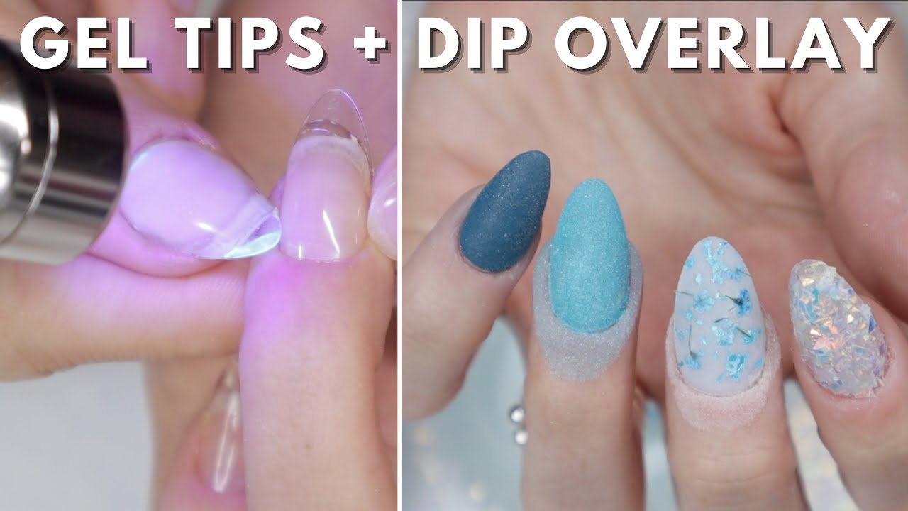Gel Tip Nail Extensions + Dip Powder Overlay iGel Beauty and Sol Dips