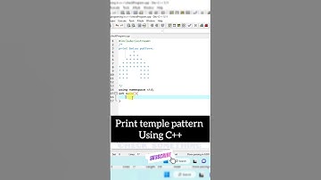 Print Temple 🛕 pattern in C++ | #print #pattern | #shorts #viral #coding