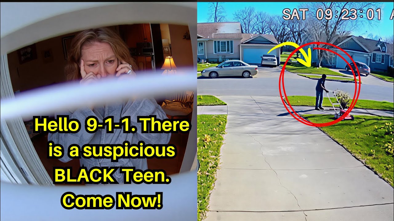 Racist Neighbor Calls Police On Black Teen Mowing Lawns For Summer Money