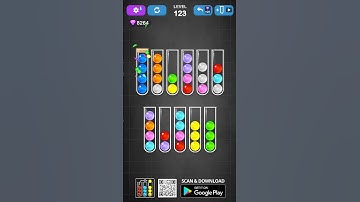 Ball Sort Puzzle Solution Level 123