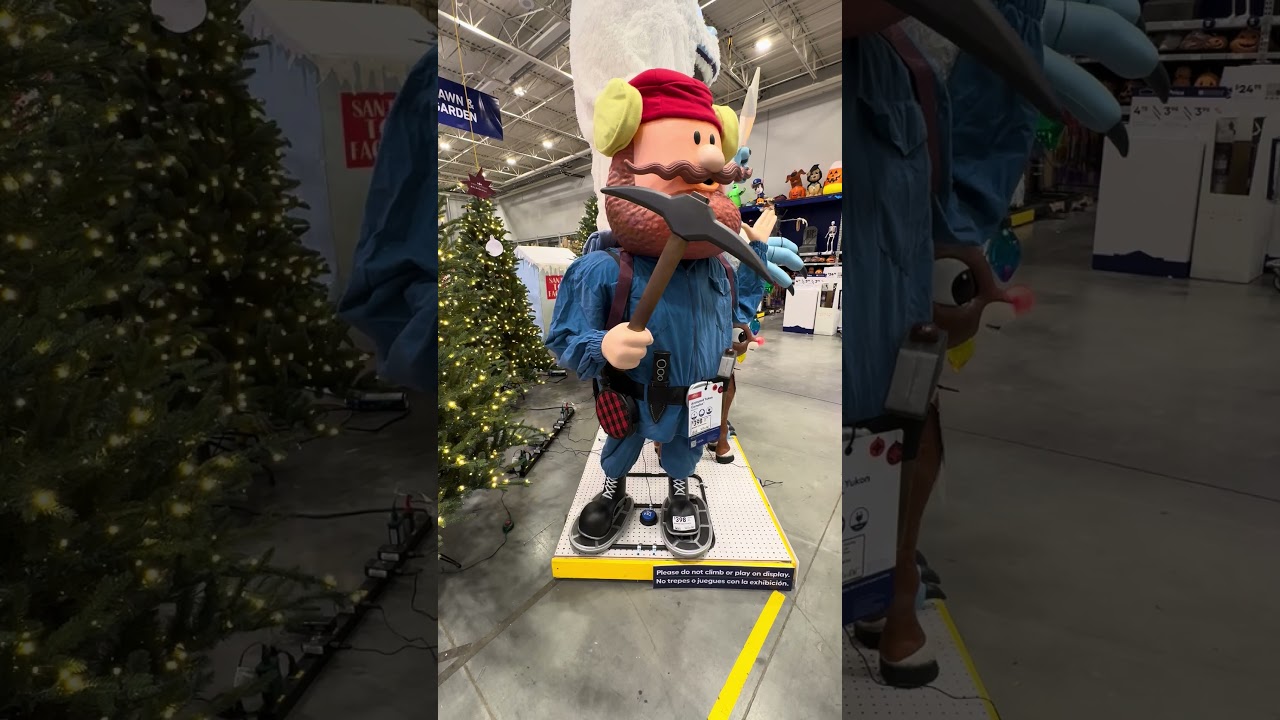 Animatronic Lowe’s Christmas 2025 Yukon Cornelius