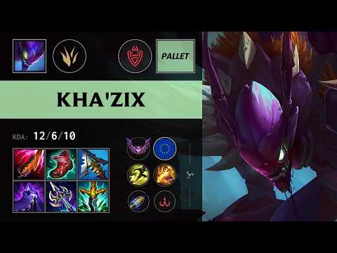 (WLG Pallet) Kha'Zix Jungle vs Lee Sin (DV1 belit) - EUW Master Patch 26.13