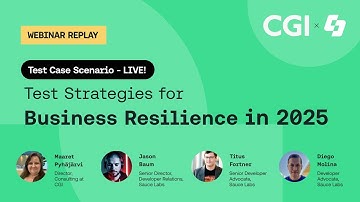 Test Strategies for Business Resilience in 2025