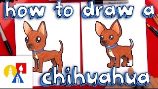 Happy friday art friends! today we're learning how to draw a
chihuahua. email photo of your art: myart@artforkidshub.com mail us
for kids hub...