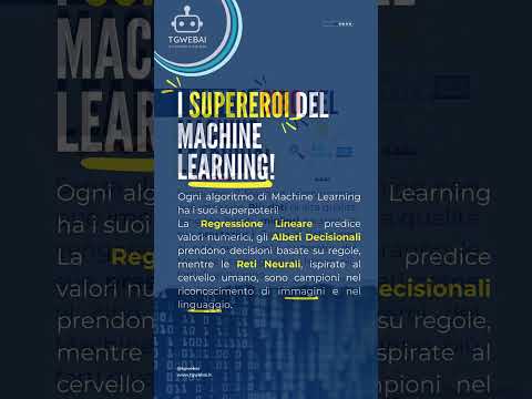 Machine Learning #ai #news #ia #futuro #intelligenzaartificiale #smartphone #tecnologia #tv #lavoro