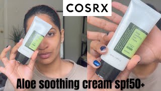 COSRX Aloe Soothing Sun Cream SPF50+ Review ( Researcher Explains)