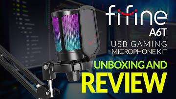 Fifine A6T USB Microphone Review - The Game Changer for Content Creators?