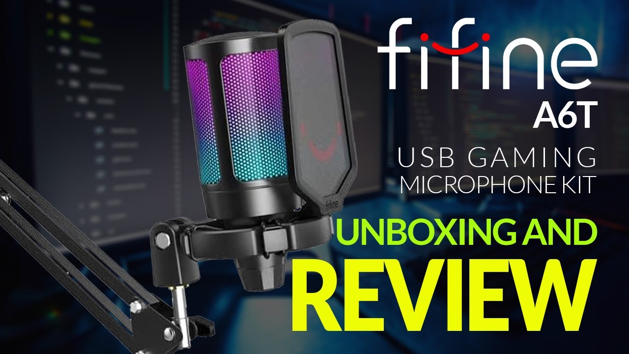 Fifine A6T USB Microphone Review - The Game Changer for Content Creators? 