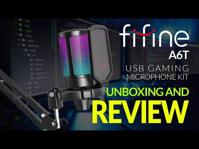 Fifine A6T USB Microphone Review - The Game Changer for Content Creators? 