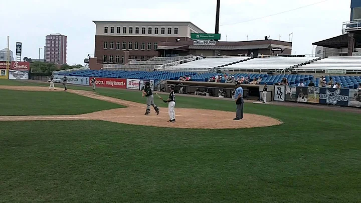 Max Edgin catches for Twin Valley at Frawley Stadi...