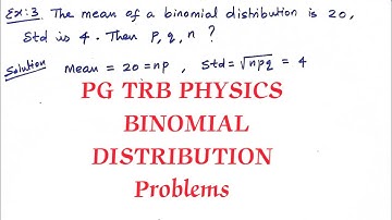 pg trb physics unit 2 binomial probability