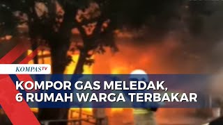 6 Rumah dan 1 Toko Kelontong di Pulogadung Ludes Dilahap Si Jago Merah!