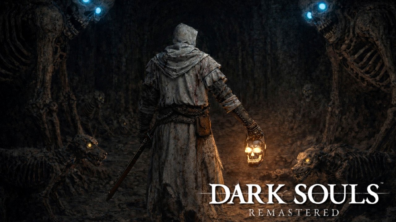 Dark Souls. Remastered. Фарм душ на статки для Большого меча Бездны.