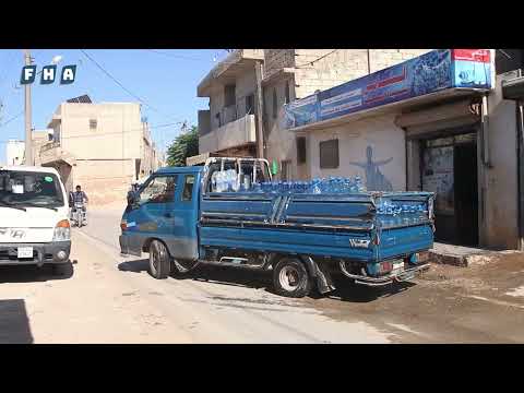 شركة الشامي للمياه الصحية في ريف إدلب الشمالي تعمل على فلترة المياه لتصبح صالحة للشرب