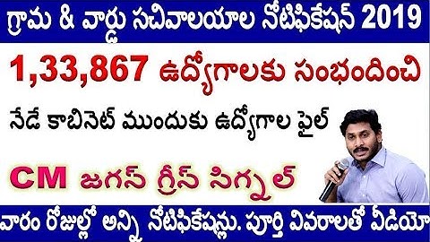 Grama & Vardu sachivalayam Recruitment 2019 special  for all AP aspirants By SRINIVASMech