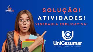 SOLUÇÃO - ATIVIDADE 1 - PSICOLOGIA DA EDUCAÇÃO - 52/2026