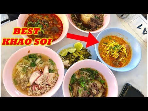 Best KHAO SOI in Chiang Mai | (ข้าวซอย) Khao Soi Mae Sai Curry Noodles